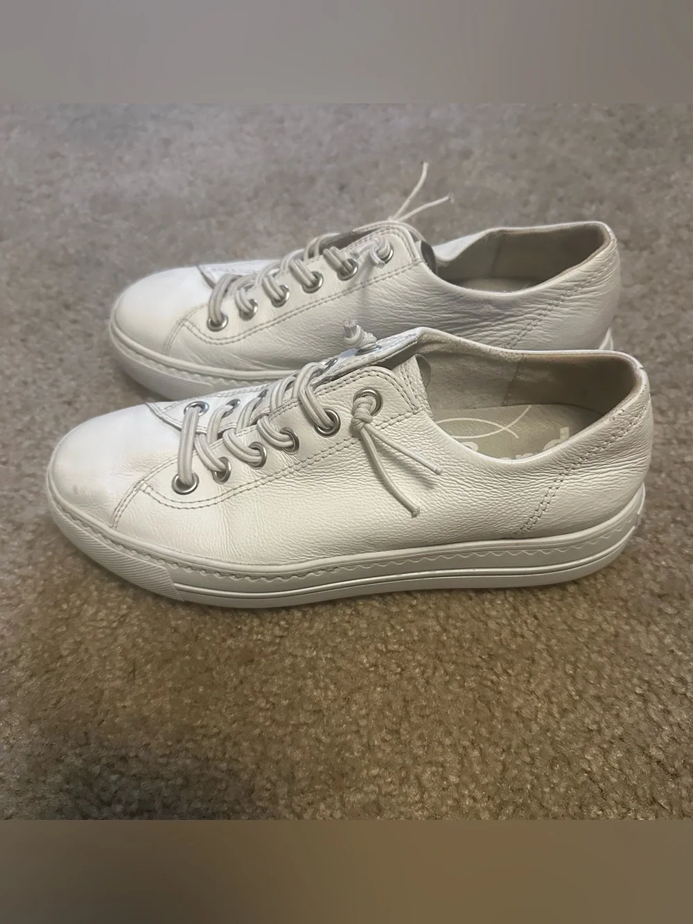 Paul Green Hadley Womens Size 7 US Platform Sneaker Shoes White/Silver (4.5 UK) - Picture 5 of 12